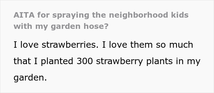 "None Of Them Were Willing To Apologize For Their Children's Actions": Guy Sprays Thieving Kids With Garden Hose