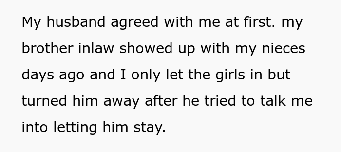 “AITA For Only Taking My Nieces In And Not Their Dad After My Sister Passed Away?” “AITA For Only Taking My Nieces In And Not Their Dad After My Sister Passed Away?”