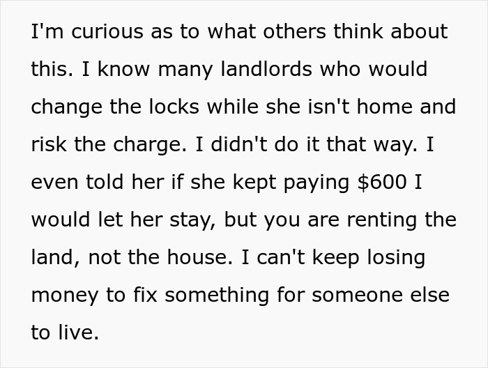 Unpaying Tenant Doesn&rsquo;t Want To Leave Her Trailer So The Landlord Decides To &ldquo;Move In&rdquo; To Make Her Leave