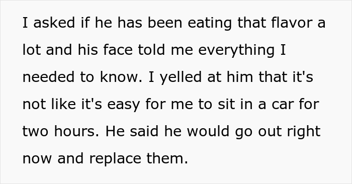 Guy Spends Hours Driving To Replace His Wife&rsquo;s Favorite Chocolates After Being Caught Eating Them
