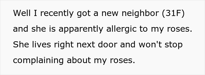 Woman Refuses To Remove Her Rose Garden, So Allergic Neighbor Takes Care Of It Herself And Gets The Cops Called On Her Woman Refuses To Remove Her Rose Garden, So Allergic Neighbor Takes Care Of It Herself And Gets The Cops Called On Her