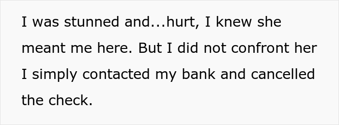 Woman Helps Her Infertile Friend With The Next IVF Cycle, Then Finds Out She Mocked Her Behind Her Back, Cancels The Check
