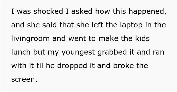 Single Mom Asks If She’s A Jerk For Refusing To Fix Babysitter’s Laptop After Her Kid Broke It Single Mom Asks If She’s A Jerk For Refusing To Fix Babysitter’s Laptop After Her Kid Broke It