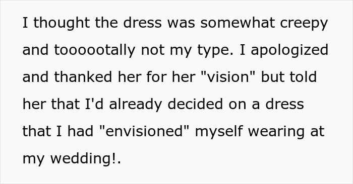 Man Returns His Fiancée’s Wedding Dress To Respect His Mom’s “Vision”, Gets Screamed At Man Returns His Fiancée’s Wedding Dress To Respect His Mom’s “Vision”, Gets Screamed At
