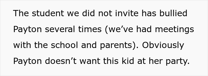 Mom Livid Her Daughter Was The Only One In Her Class Not Invited To A 7-Year-Old&rsquo;s Birthday Because She Bullied The Birthday Girl