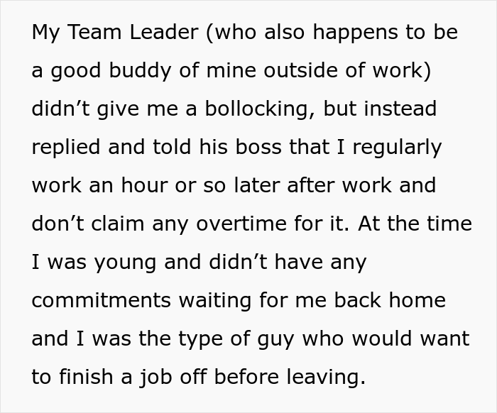 Employee Decides To Stop Working Overtime After Getting In Trouble For Being 3 Minutes Late