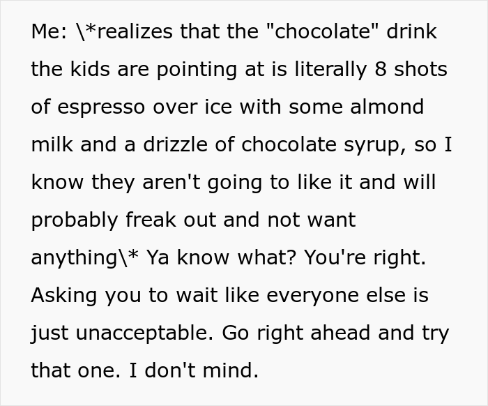 "We Are Not Waiting In That Line": Mother Karen Boldly Steals Another Customer’s Drinks For Her Kids To Try Out, Learns To Regret Her Decision "We Are Not Waiting In That Line": Mother Karen Boldly Steals Another Customer’s Drinks For Her Kids To Try Out, Learns To Regret Her Decision