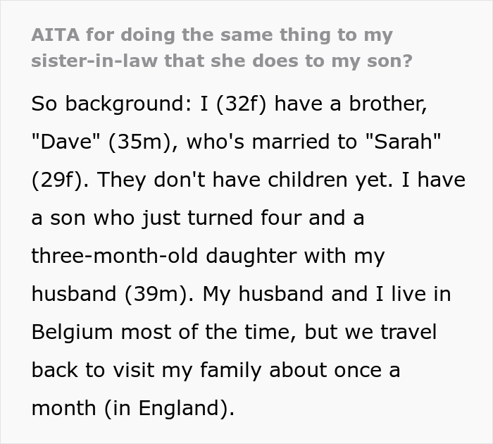 Aunt Ignores Nephew's Pleas For A Drink Until He Asks For It "Correctly", Mom Starts Treating Her The Same Way Aunt Ignores Nephew's Pleas For A Drink Until He Asks For It "Correctly", Mom Starts Treating Her The Same Way