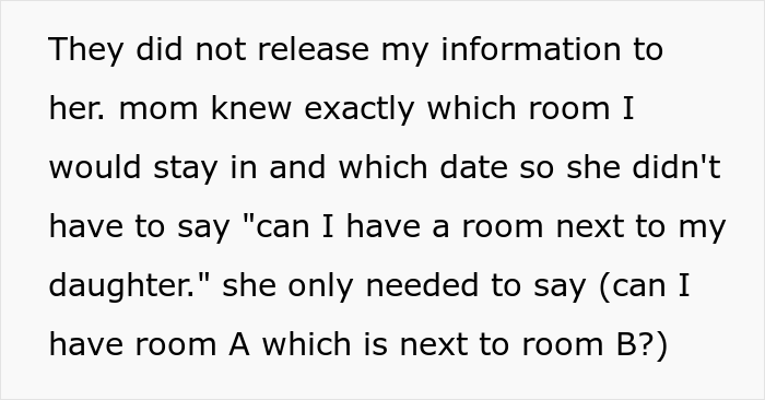 Mother Decides To Book A Room Right Next To Her Daughter&rsquo;s Honeymoon Suite, Drama Ensues