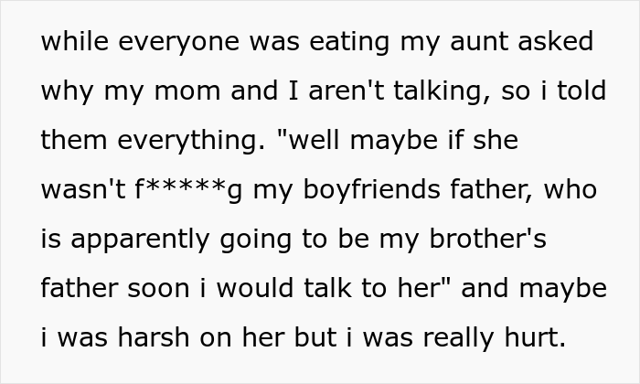 Couple Of 4 Years Find Out Their Parents Are Dating, The Daughter Gets Called A Jerk For Embarrassing Her Mom In Front Of Family