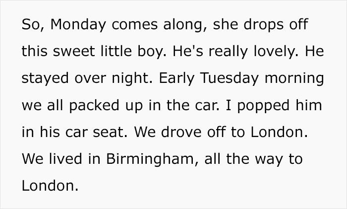 Woman Considers Her Accidentally Taking Her Neighbor&rsquo;s Child On Vacation With Her For A Week The Biggest Mistake Of Her Life