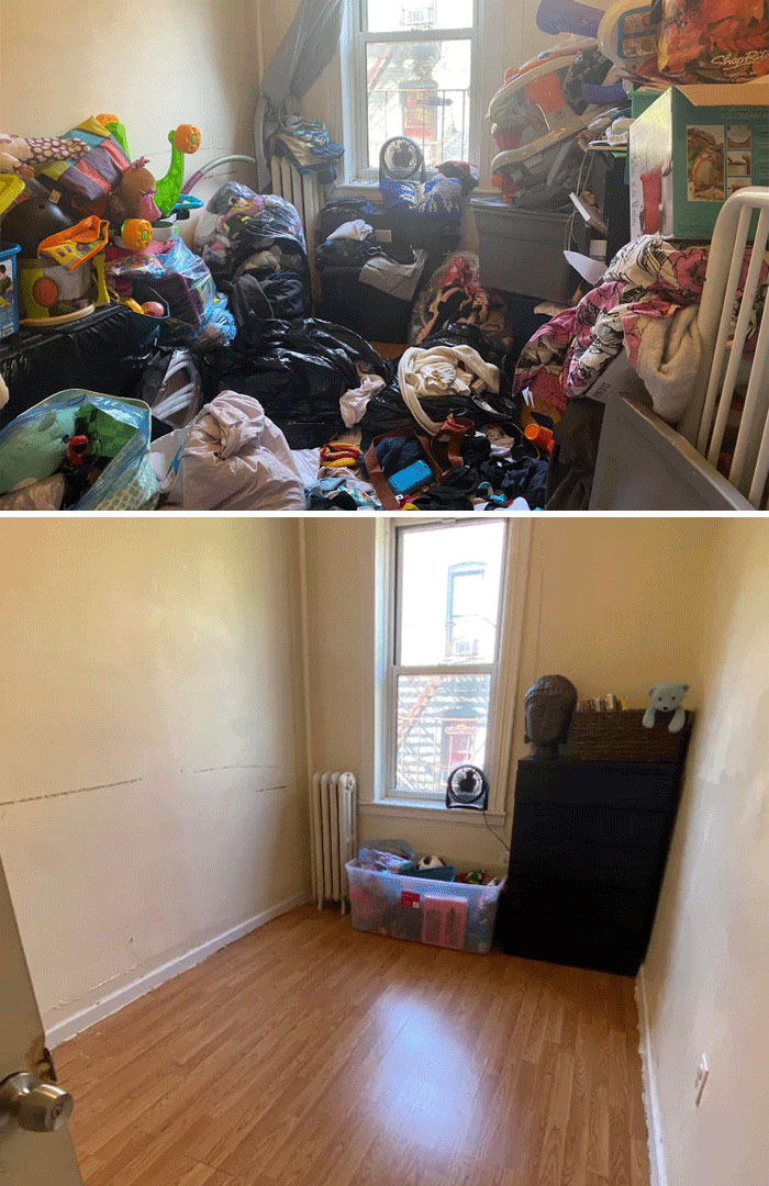 Antes y después. 7 horas de limpieza gratis