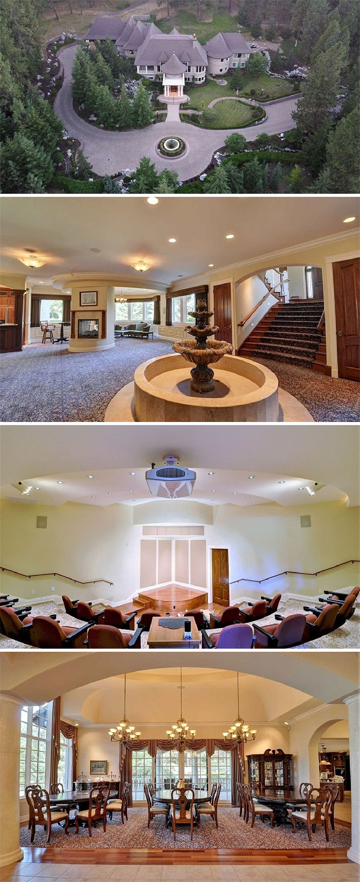 This One's A Trip. Like If An Ai Was Fed All The Typical Mansion Cliches And Then Designed A Home