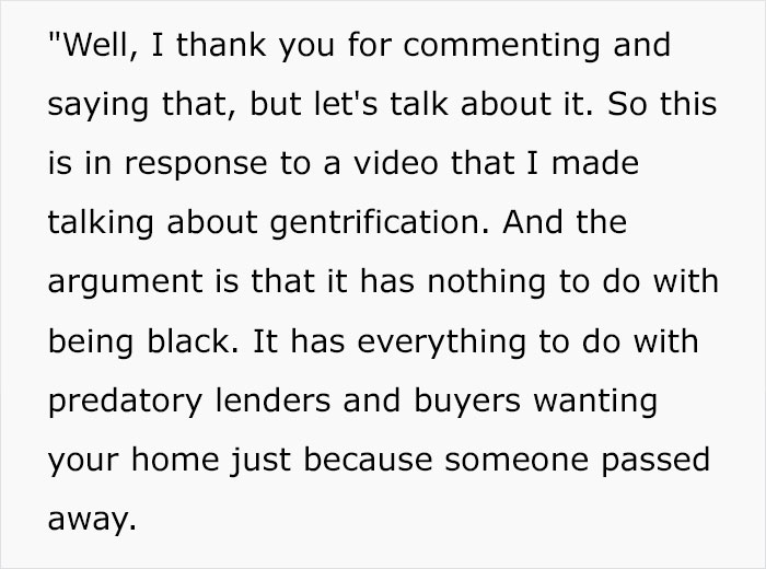 Woman Inherits A House, Shares How She Immediately Started Getting Bullied With Insulting Offers As Part Of Gentrification Woman Inherits A House, Shares How She Immediately Started Getting Bullied With Insulting Offers As Part Of Gentrification