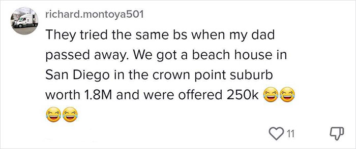 Woman Inherits A House, Shares How She Immediately Started Getting Bullied With Insulting Offers As Part Of Gentrification Woman Inherits A House, Shares How She Immediately Started Getting Bullied With Insulting Offers As Part Of Gentrification