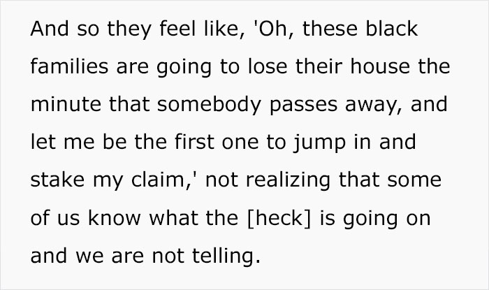 Woman Inherits A House, Shares How She Immediately Started Getting Bullied With Insulting Offers As Part Of Gentrification Woman Inherits A House, Shares How She Immediately Started Getting Bullied With Insulting Offers As Part Of Gentrification