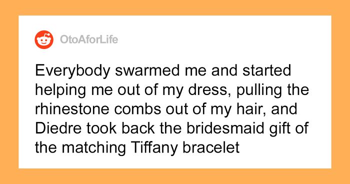 This Woman Is Told She’s No Longer A Bridesmaid And Has To Take Pictures Instead, So She Just Leaves The Wedding