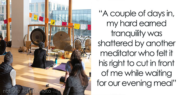 Guy Spends Part Of His 10-Day Silent Retreat Plotting Revenge Against A Snarky Queue-Jumper