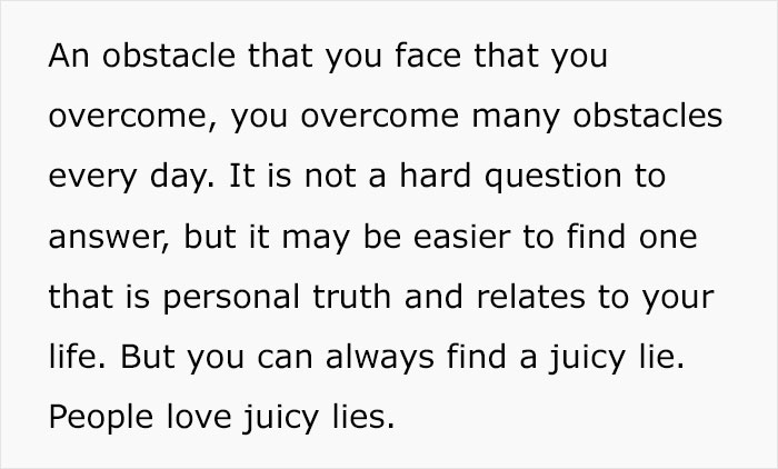 &ldquo;Tell Me About An Obstacle That You Faced&rdquo;: Life Coach Tells Job Seekers To "Professionally Lie" During Job Interviews