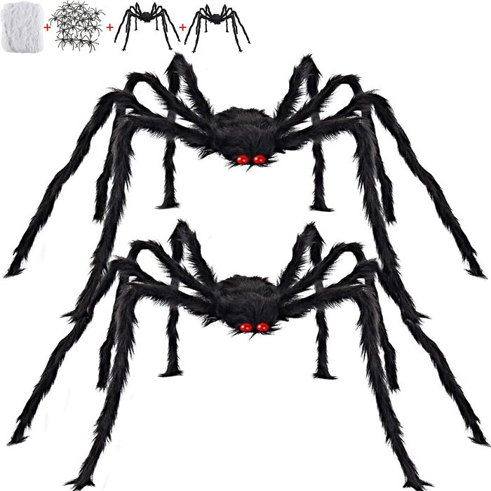 Halloween Spiders Decorations Set