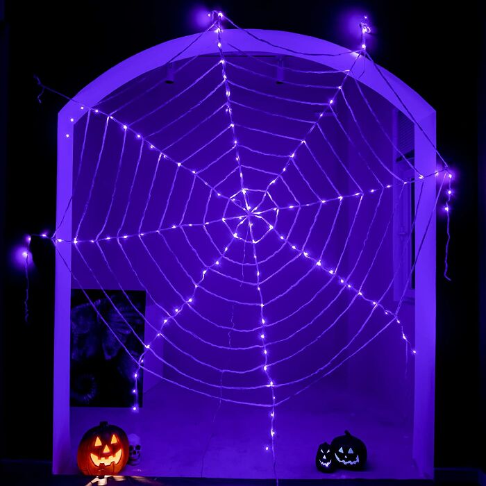 Halloween Spider Web Lights