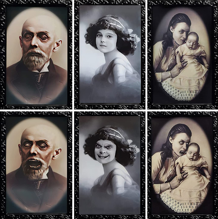 3D Changing Faces, Moving Portraits