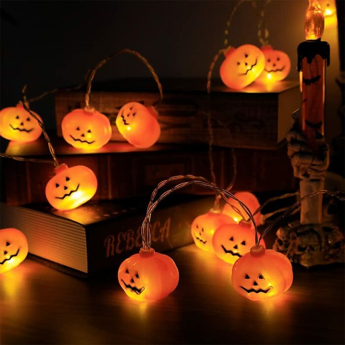 Halloween Pumpkin String Lights