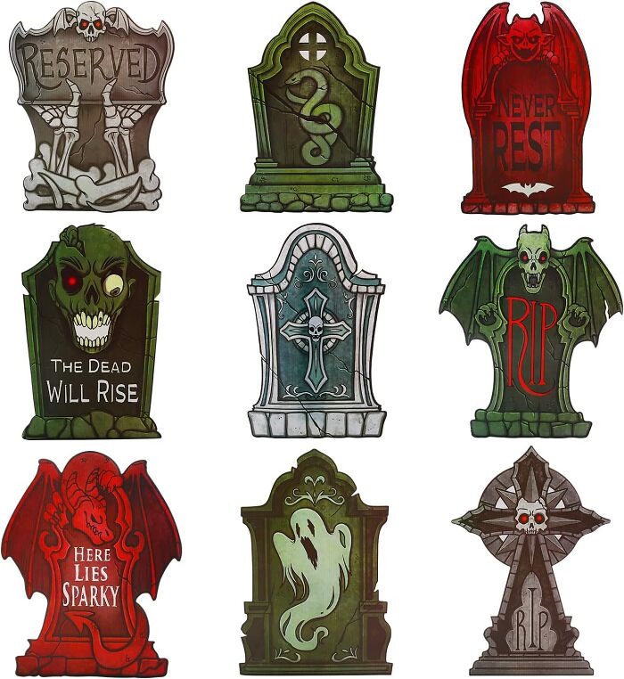 Halloween Tombstone Rip Decorations
