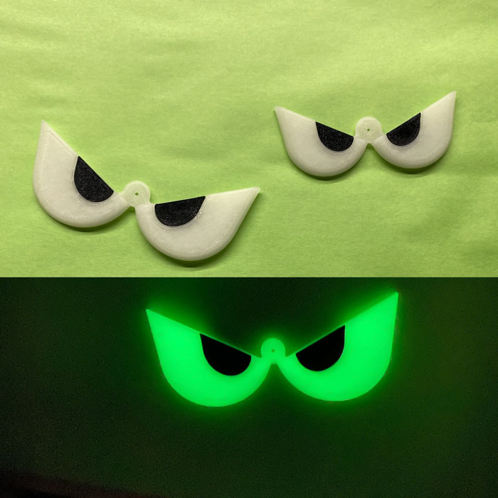 Spooky Glow In The Dark Eyes