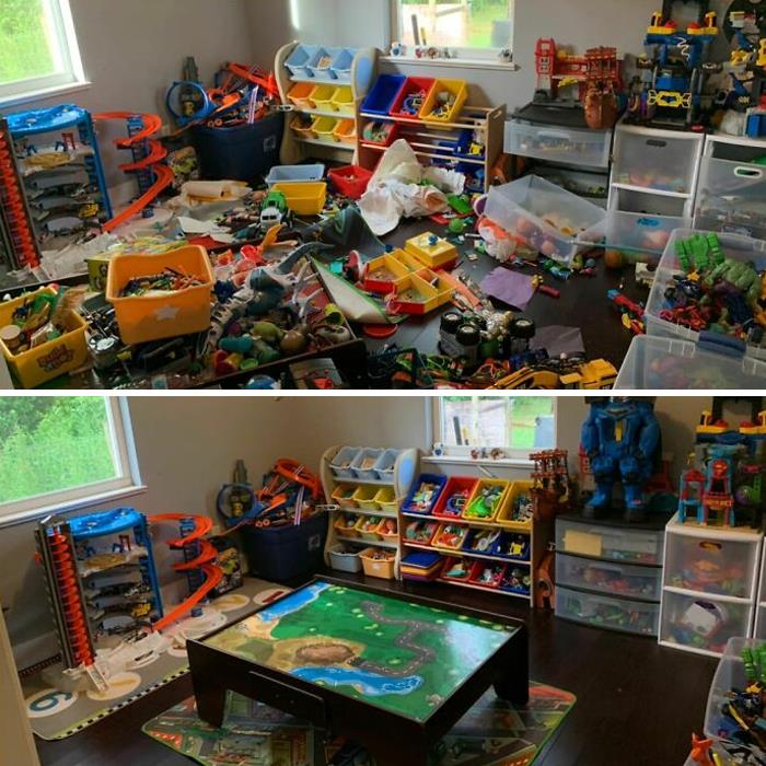 I Cleaned The Damn Playroom