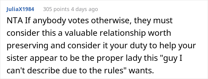 &ldquo;AITA For &lsquo;Exposing&rsquo; My Sister By Revealing Her &lsquo;Body Count&rsquo; To Her Misogynistic Boyfriend?&rdquo;