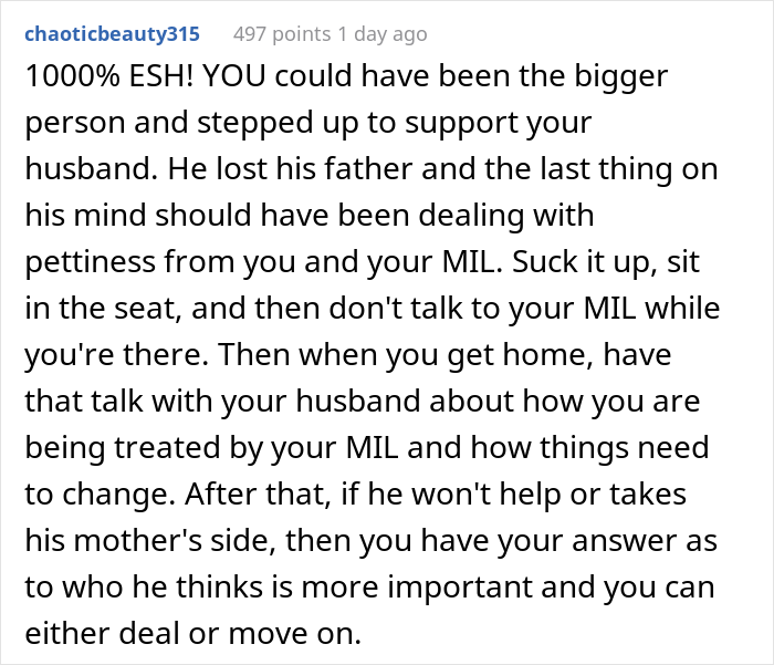 "He Was Crying The Whole Ride To The Airport": Husband Calls Wife Pathetic And Cruel After She Skipped FIL's Funeral Because MIL Bought Her An Economy Ticket "He Was Crying The Whole Ride To The Airport": Husband Calls Wife Pathetic And Cruel After She Skipped FIL's Funeral Because MIL Bought Her An Economy Ticket