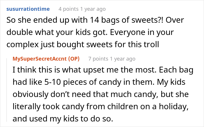 'Super Vegan' Woman Charges Neighbor's Kids 5 Bags Of Halloween Candy Each As 'Tax', Their Mom Gets Revenge