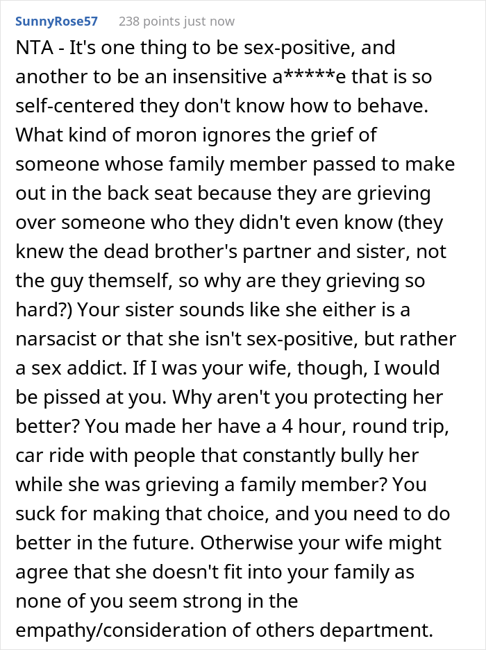 "AITA For Leaving My Sister And Her Husband On The Side Of The Road?" "AITA For Leaving My Sister And Her Husband On The Side Of The Road?"