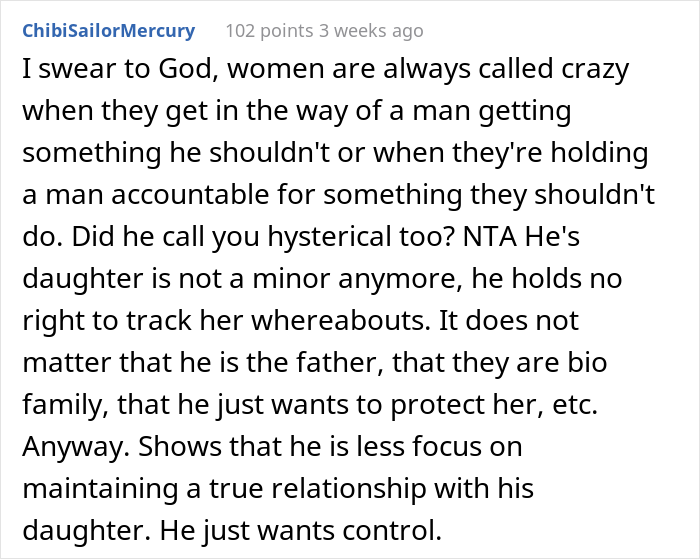 Stepmom Asks If She Should Tell Stepdaughter That Her Dad Installed A Tracking Device In A Car He Gifted Her