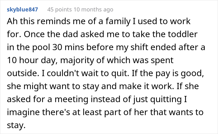 Mom Is Embarrassed After Nanny Quits Because She "Couldn't Be Around My Husband Another Day"