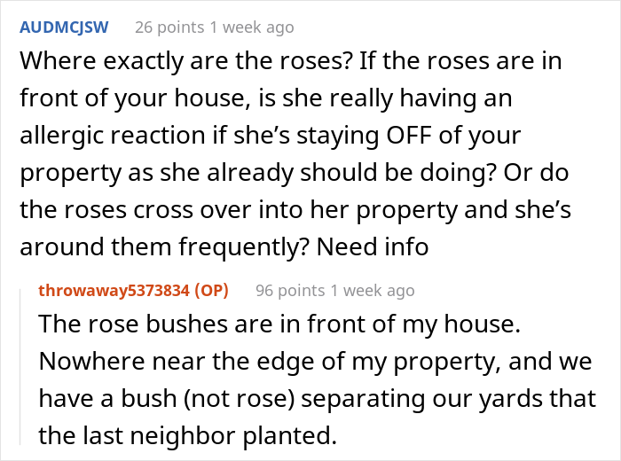 Woman Refuses To Remove Her Rose Garden, So Allergic Neighbor Takes Care Of It Herself And Gets The Cops Called On Her Woman Refuses To Remove Her Rose Garden, So Allergic Neighbor Takes Care Of It Herself And Gets The Cops Called On Her
