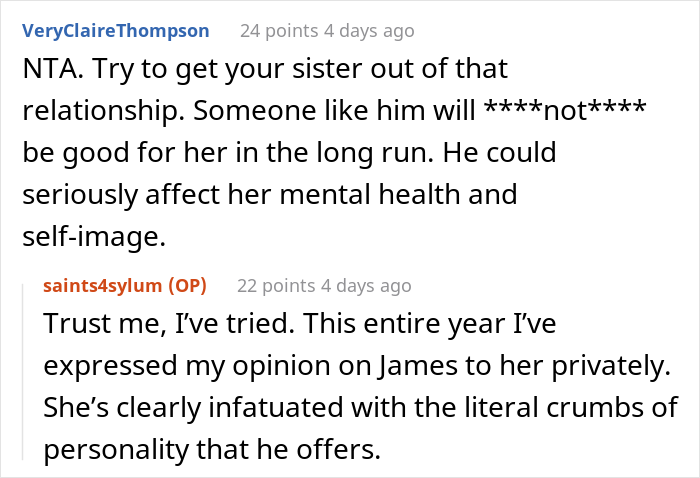 &ldquo;AITA For &lsquo;Exposing&rsquo; My Sister By Revealing Her &lsquo;Body Count&rsquo; To Her Misogynistic Boyfriend?&rdquo;