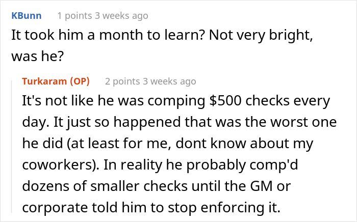 New Manager Makes A Fool Of Himself While Losing The Restaurant Thousands Of Dollars After Employee Maliciously Complies With His Dumb Rule New Manager Makes A Fool Of Himself While Losing The Restaurant Thousands Of Dollars After Employee Maliciously Complies With His Dumb Rule