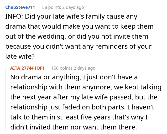 "She Cried And Begged, But I Asked Her Again To Leave": Groom Upset His Mother Invited His Late Wife's Parents To His New Wedding, Kicks Her Out
