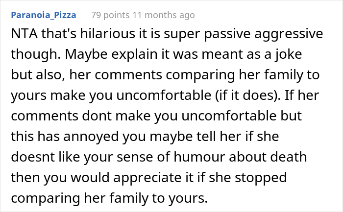 Woman Doesn't Stop Annoying Reminders About Her Own Huge Family To A Friend Whose Many Relatives Passed Away, Gets A Morbid Joke In Return