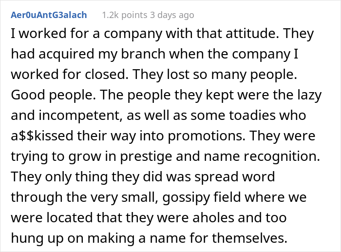 "If You Find That 'Job', Take It!": Toxic Company Shows It Doesn't Value People, Loses Entire Team "If You Find That 'Job', Take It!": Toxic Company Shows It Doesn't Value People, Loses Entire Team