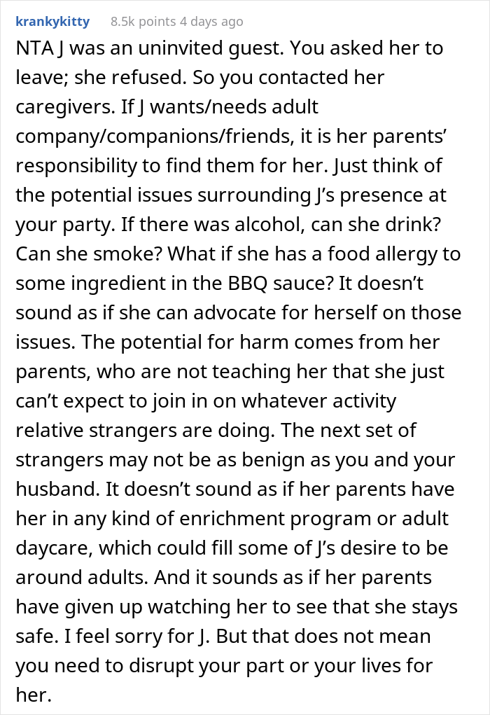 &ldquo;Am I The Jerk For Kicking Out An Intellectually Disabled Young Woman From My Party?&rdquo;