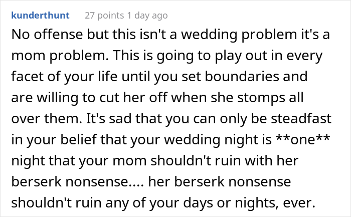 Mother Decides To Book A Room Right Next To Her Daughter&rsquo;s Honeymoon Suite, Drama Ensues