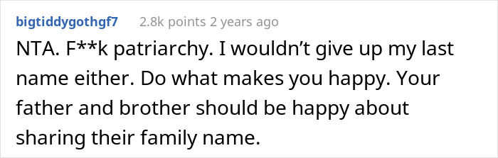 Woman&rsquo;s Fianc&eacute; Plans To Take Her Last Name, Family Drama Ensues When Her Brother And Father Find Out