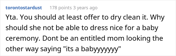 Baby Vomits On A £1,800 Top, Mom Refuses To Pay For It, People Are Divided Over Who's Right Baby Vomits On A £1,800 Top, Mom Refuses To Pay For It, People Are Divided Over Who's Right