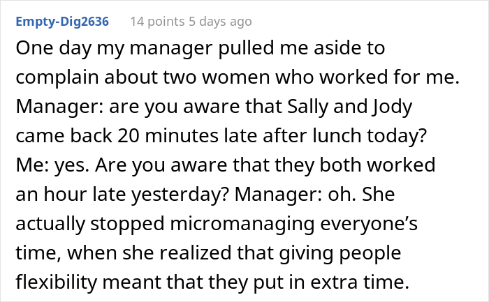 Employee Decides To Stop Working Overtime After Getting In Trouble For Being 3 Minutes Late