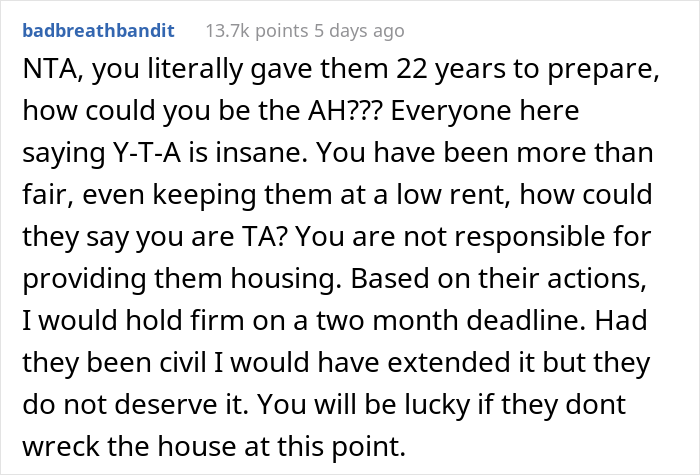 Landlord Wonders If They Were Wrong To Evict Family Of 8 After 22 Years After They Get Blasted All Over Social Media