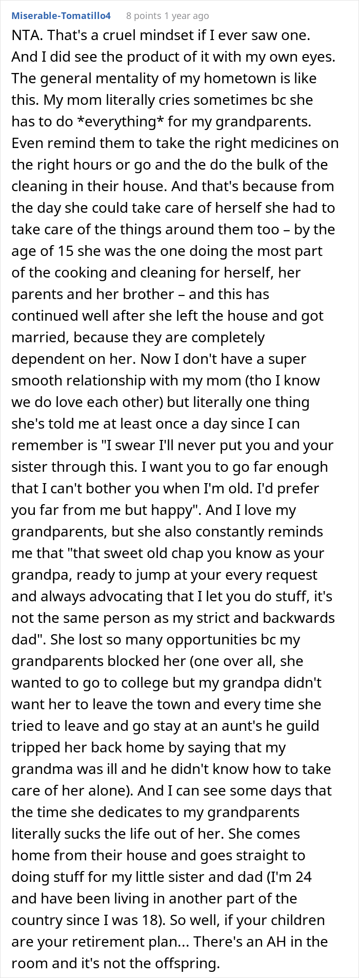 Mom Thinks Her Daughter Should Support Her Financially As She Did For Her As A Child, The Internet Disagrees