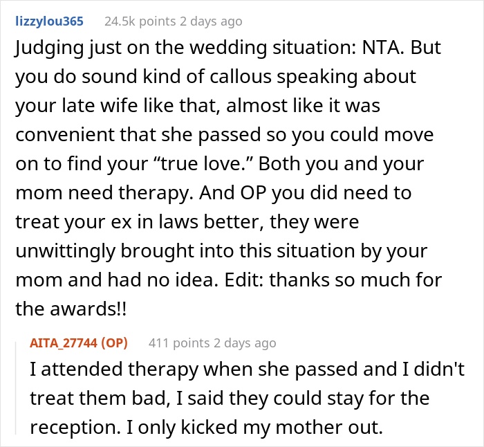 "She Cried And Begged, But I Asked Her Again To Leave": Groom Upset His Mother Invited His Late Wife's Parents To His New Wedding, Kicks Her Out